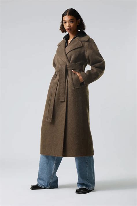 weekday wool blend coat.